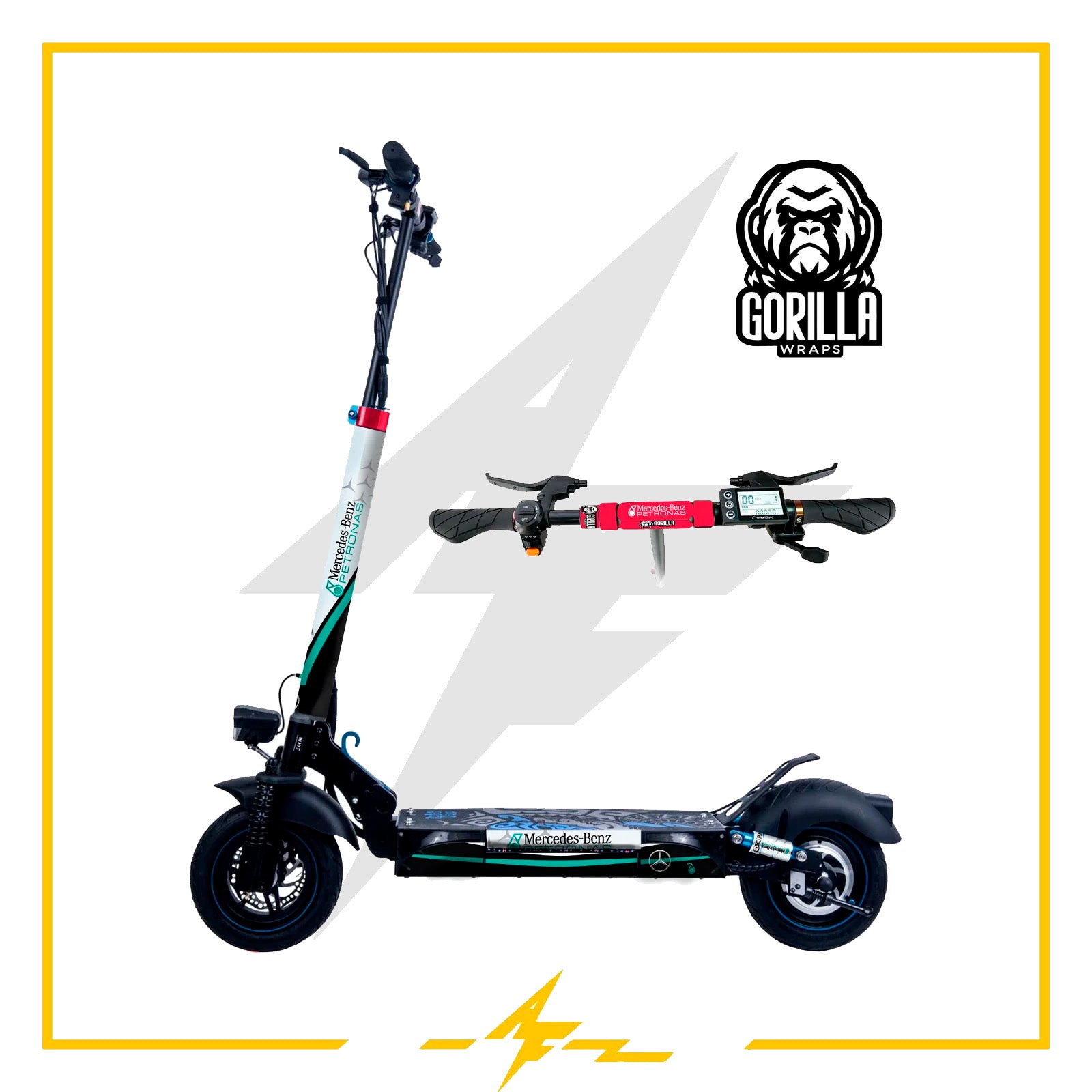 Vinilo Mercedes Petronas para patinete eléctrico SmartGyro
recambios patinete eléctrico
tienda de repuestos de patinetes eléctricos
recambios patinetes
repuestos de patinetes
accesorios patinete eléctrico
accesorios patinete
repuestos patinete
piezas de patinete eléctrico
piezas patinete electrico
accesorios patineta 
piezas de repuesto patinete eléctrico
af scooters